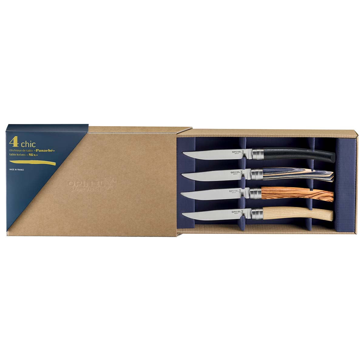 abort tolv Bar Table Chic Steak Knives | Opinel Knives - OPINEL USA