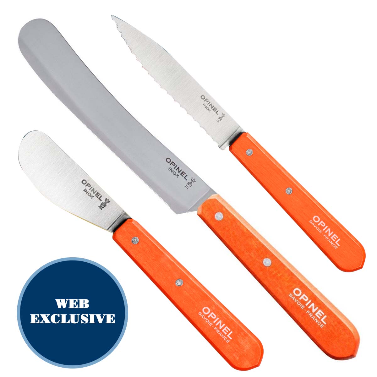 Opinel Essential Kitchen Knife Set – Los Poblanos Farm Shop