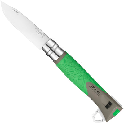 Warehouse Find | No.12 Outdoor Explore Folding Knife With Fire Starter Orange-OPINEL USA