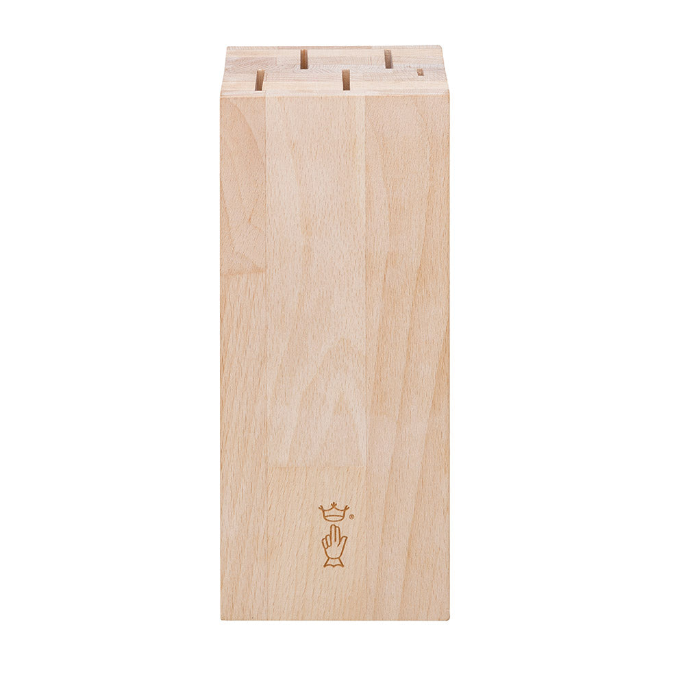 Warehouse Sale | 5-Slot Beech Wood Knife Block-OPINEL USA