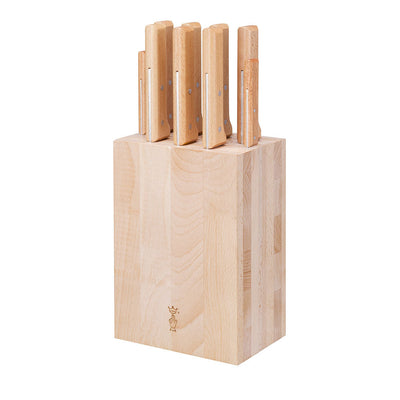 Wooden Knife Block 9-Slot-OPINEL USA